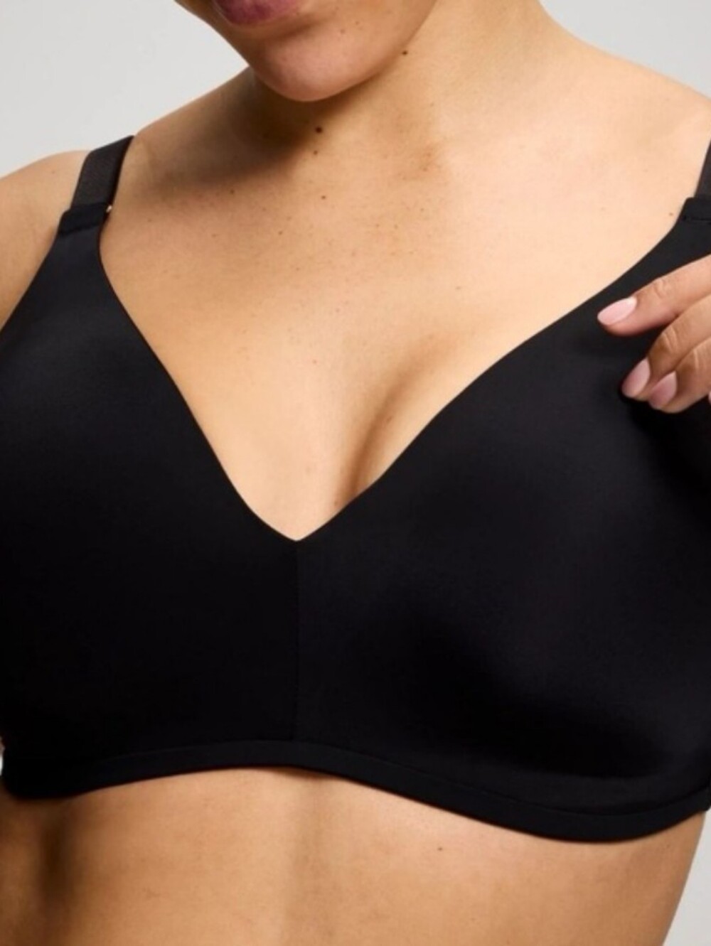 Soma Vanishing 360 Wireless T-Shirt Bra Black 34D NWOT